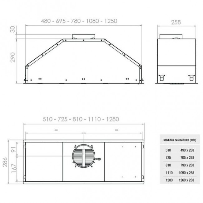 Вытяжка PANDO GTI/810 NE V1050 ECO SEC Plus Вытяжка PANDO GTI/810 NE V1050 ECO SEC Plus
