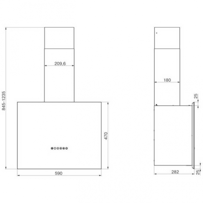 Вытяжка ELIKOR Метеорит 60П-700-Э4Д Retail Kitchen (192316) Better, черный