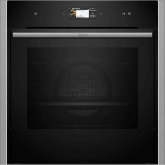 Встраиваемый духовой шкаф Neff B64FS31N0 черный/нерж электрический