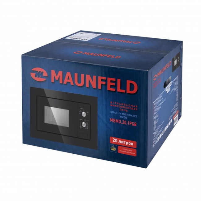 Встраиваемая микроволновая печь MAUNFELD MBMO.20.1PGB черный