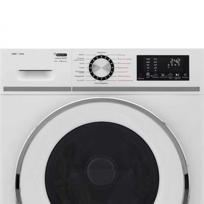 Стиральная машина KRONA Itter Opti White 1200 8/4K WDM Стиральная машина KRONA Itter Opti White 1200 8/4K WDM