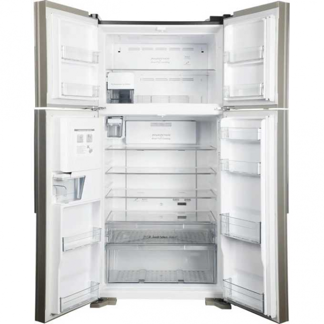 Холодильник Hitachi R-W660PUC7X GC 2-хкамерн. шампань стекло (990116100662)