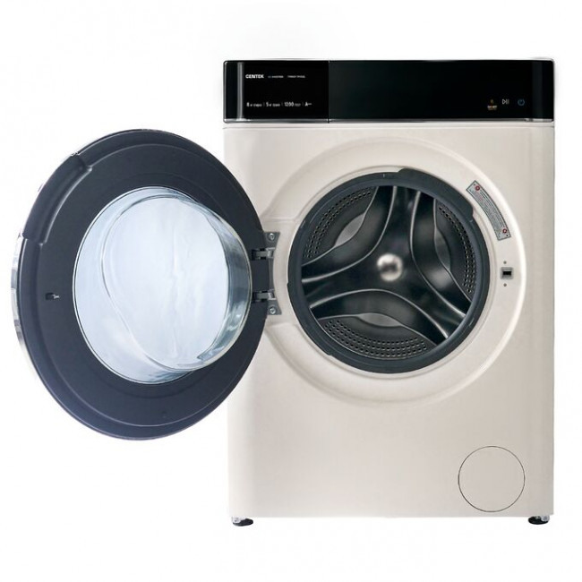 Стиральная машина Centek CT-1968 (бежевый) 1200/8кг/52см/Прямой привод/Цветной сенсор/Сушка 5кг/A+++ Стиральная машина Centek CT-1968 (бежевый) 1200/8кг/52см/Прямой привод/Цветной сенсор/Сушка 5кг/A+++