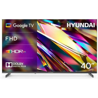 40" Телевизор Hyundai H-LED40BS5011 черный 1920x1080, Full HD, 60 Гц, Wi-Fi, Smart TV, Google TV