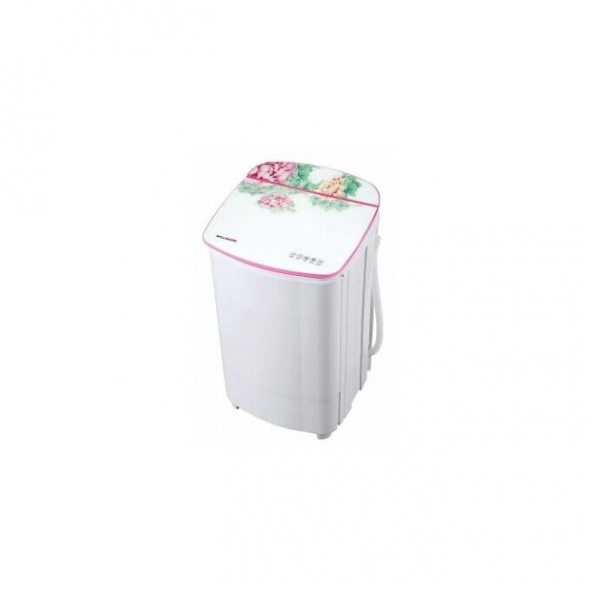 Центрифуга WILLMARK SD-68GS Белая кр, цветы Центрифуга WILLMARK SD-68GS Белая кр, цветы