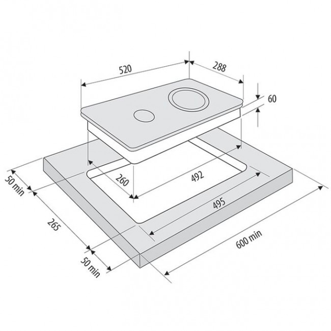 Варочная поверхность Krona ORSA 30 BL Варочная поверхность Krona ORSA 30 BL