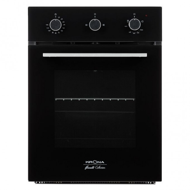 Духовой шкаф KRONA STRETTO 45 BL Ччерное тонированное стекло