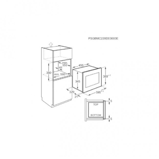 Микроволновая печь встраиваемая Electrolux LMS2203EMK
