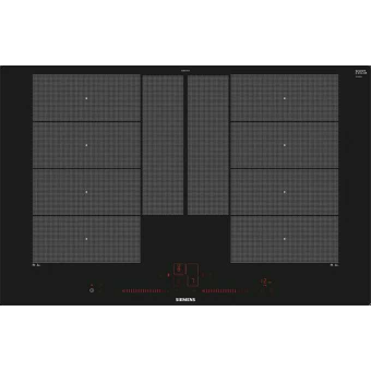 Варочная электрическая панель Siemens&thinsp;EX801LYC1E индукционная, 79.20х51.2*5.6см, 7.4кВт, слайдерное управление