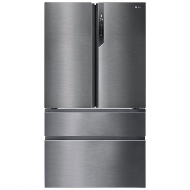 Холодильник трехкамерный HAIER HB25FSSAAARU French Door, инверторный нержавеющая сталь