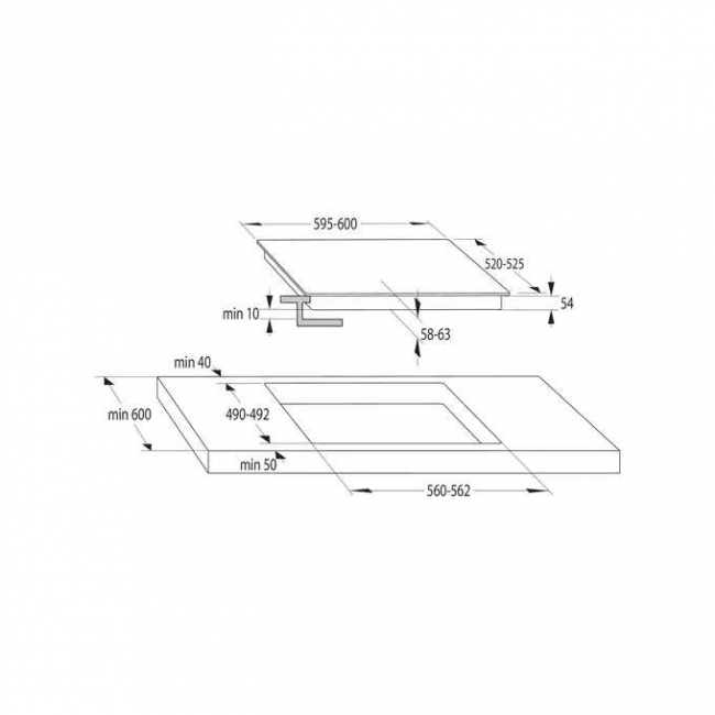Индукционная поверхность Gorenje GI6421SYW Индукционная поверхность Gorenje GI6421SYW