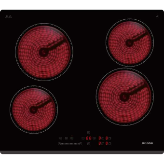 Варочная поверхность Hyundai HHE 6451 BG черный