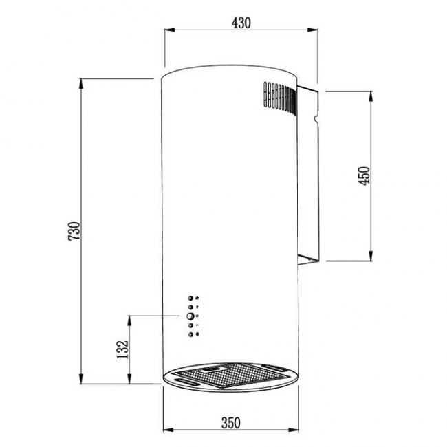Вытяжка Weissgauff Gracia 70 IX Вытяжка Weissgauff Gracia 70 IX