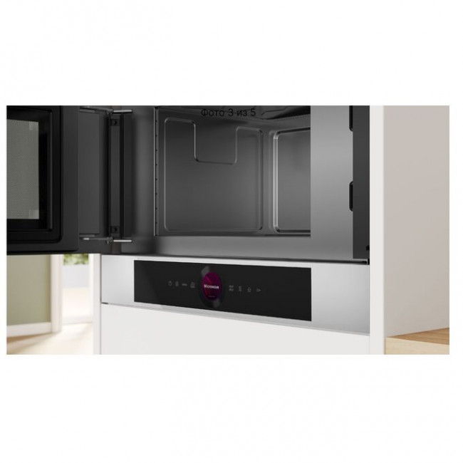Встраиваемая микроволновая печь BOSCH BFL7221W1 белый 900Вт, 5 режимов, инвертер, 21 л, петли слева Встраиваемая микроволновая печь BOSCH BFL7221W1 белый 900Вт, 5 режимов, инвертер, 21 л, петли слева