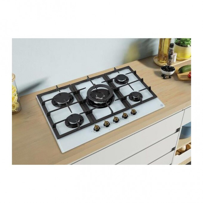 Варочная поверхность MBS PG-801WH стекло белое независимая