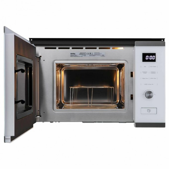 Микроволновая печь встраиваемая Korting KMI 820 GSCW Микроволновая печь встраиваемая Korting KMI 820 GSCW
