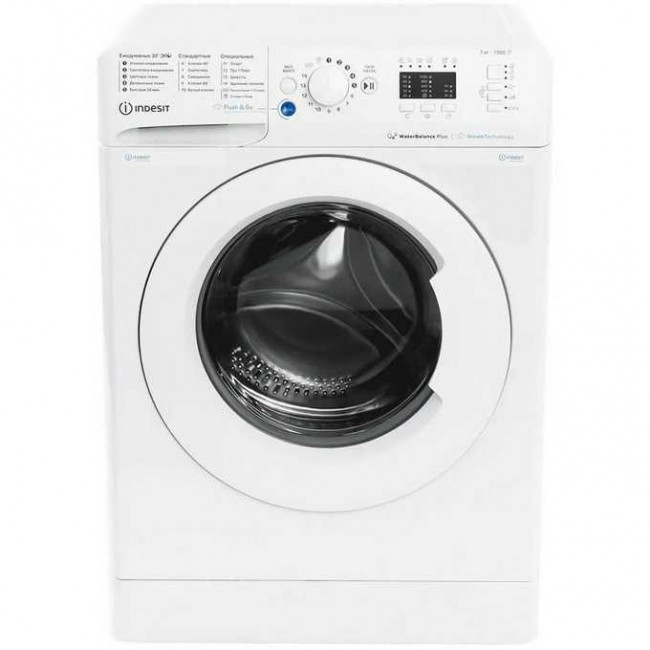 Стиральная машина INDESIT BWSA 7109 WWV Белый/белый