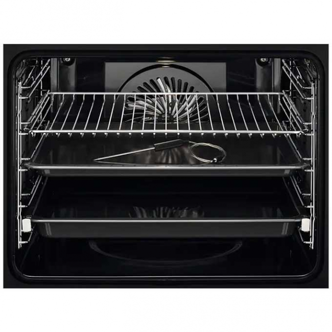 Духовой шкаф электрический Electrolux KOEBP39WX черный/серебристый Духовой шкаф электрический Electrolux KOEBP39WX черный/серебристый
