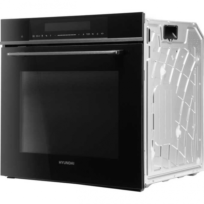 Духовой шкаф Hyundai HMEO 6780 DX черное стекло/серебристый Духовой шкаф Hyundai HMEO 6780 DX черное стекло/серебристый