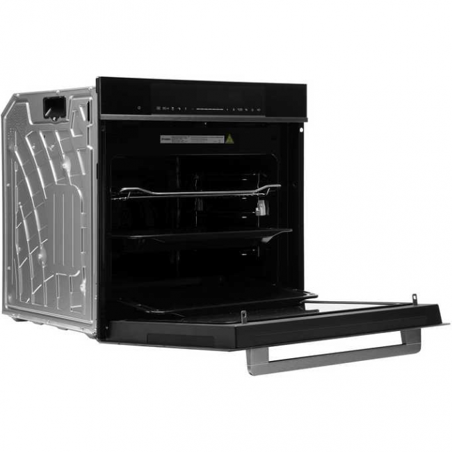 Духовой шкаф Hyundai HMEO 6780 DX черное стекло/серебристый Духовой шкаф Hyundai HMEO 6780 DX черное стекло/серебристый