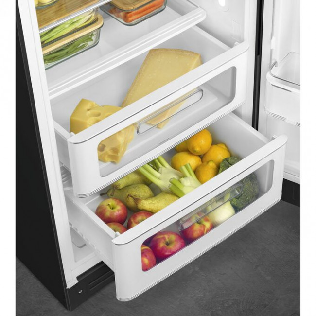 Холодильник SMEG FAB28RBL6 отдельностоящий, стиль 50-х, однокамерный, внутренняя морозильная камера, 270л, MultiFlow, инверторный компрессор Холодильник SMEG FAB28RBL6 отдельностоящий, стиль 50-х, однокамерный, внутренняя морозильная камера, 270л, MultiFlow, инверторный компрессор
