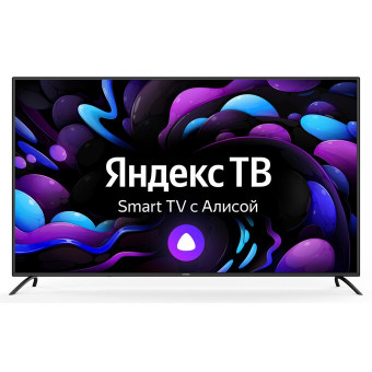 65" Телевизор Starwind SW-LED65UG402 стальной 3840x2160, Ultra HD, 100 Гц, WI-FI, SMART TV