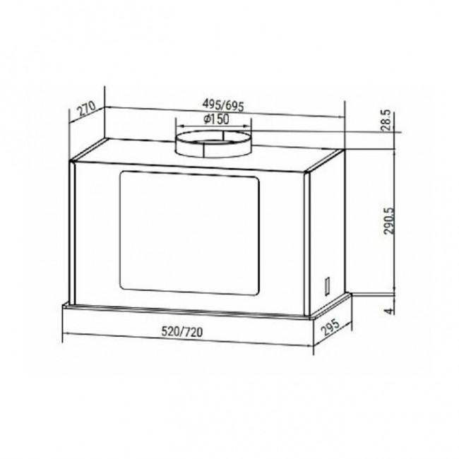 Вытяжка HIBERG VMF 6191 W Вытяжка HIBERG VMF 6191 W