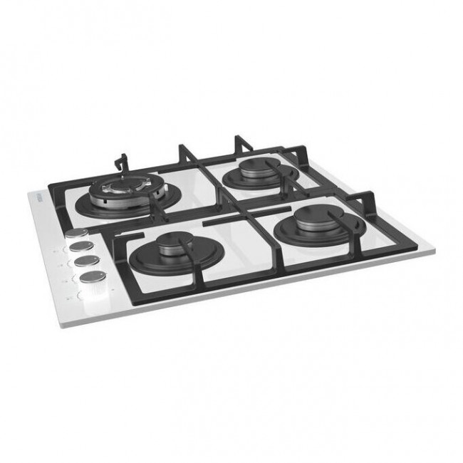 Варочная поверхность газовая Hyundai HHG 6436 WG белый