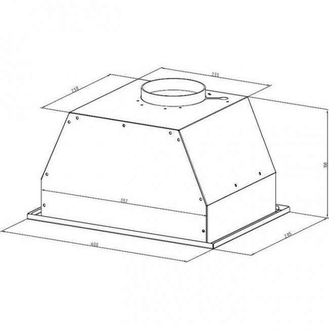 Вытяжка MONSHER Inna 40 Blanc