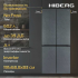 Холодильник HIBERG RFQ-610G GS inverter