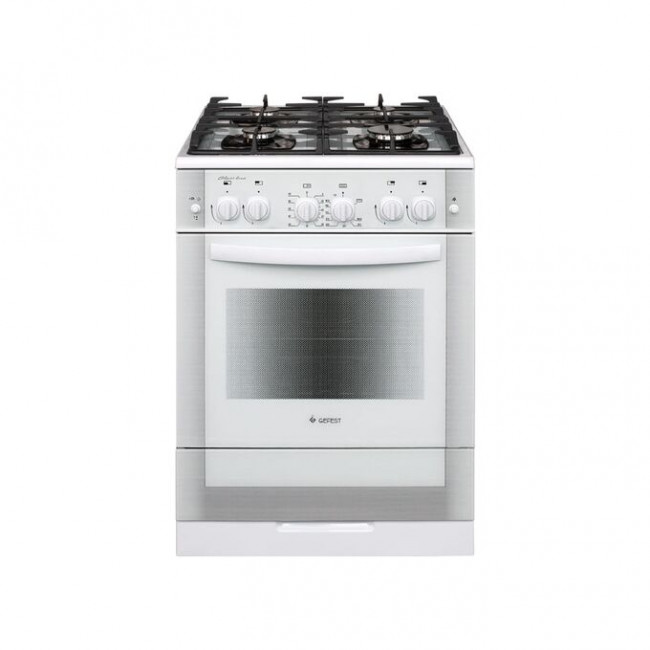 Плита газовая GEFEST 6500-02 0042, 60x60x85 см, 4 конфорки, 52 л