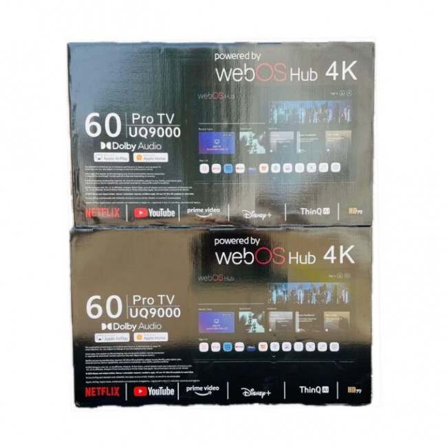 50" Телевизор черный 3840x2160, 4K UltraHD, 60 Гц, Wi-Fi, Smart TV, WebOS+ Голосовое управление