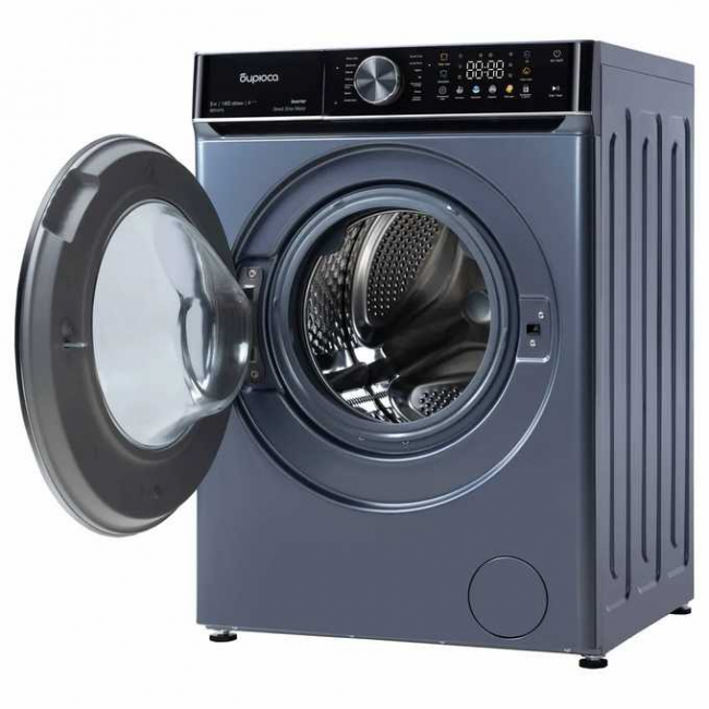 Стиральная машина БИРЮСА WM-SC914/15 S с прямым приводом Хромированный металлик