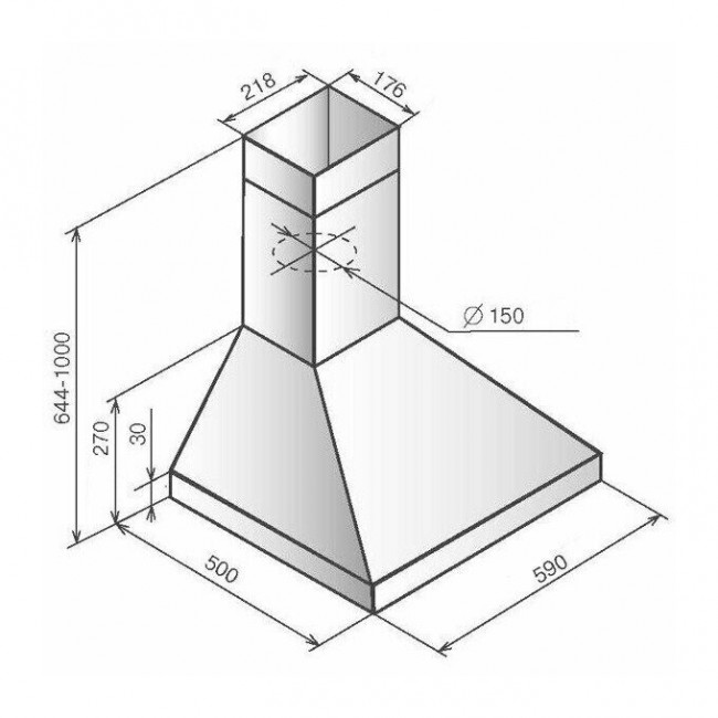 Вытяжка ELIKOR Вента 60П-650-К3Д топленое молоко Вытяжка ELIKOR Вента 60П-650-К3Д топленое молоко