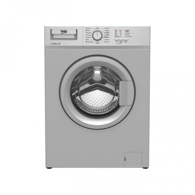 Стиральная машина Beko WRS55P1BSS серебристый, фронтальная макс.:5кг, 84x60x36.5см, 1000 об/мин, 15 программ, класс А-10% Стиральная машина Beko WRS55P1BSS серебристый, фронтальная макс.:5кг, 84x60x36.5см, 1000 об/мин, 15 программ, класс А-10%