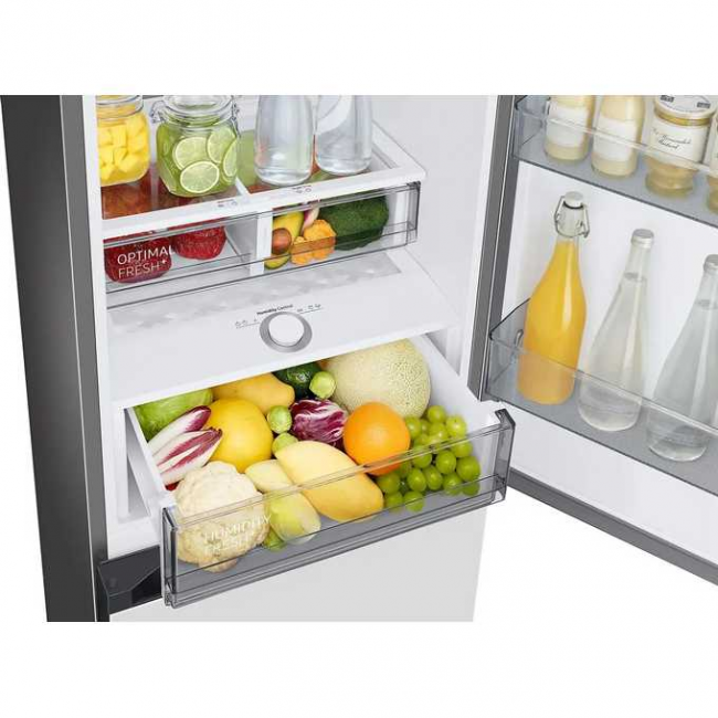 Холодильник Samsung RB34C7B5E12/EF белый стекло