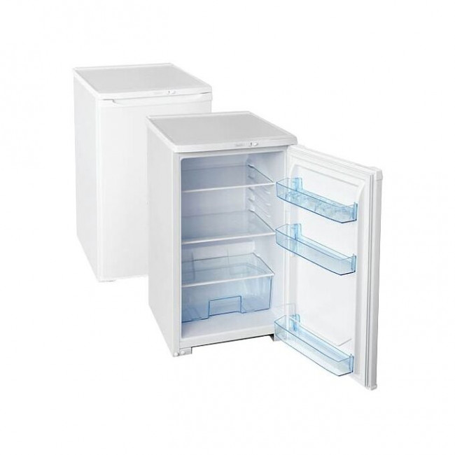 Холодильник Бирюса 109 белый, 86,5х48х60,5см, однокамерный, класс А, климат класс N, холод камера 100л, капельный, полки - стекло