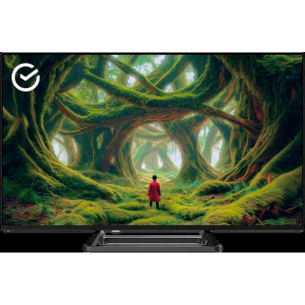 32" Телевизор Sber SDX 32H3114 черный 1366x768, HD Ready, 60 Гц, Wi-Fi, Smart TV, Салют ТВ