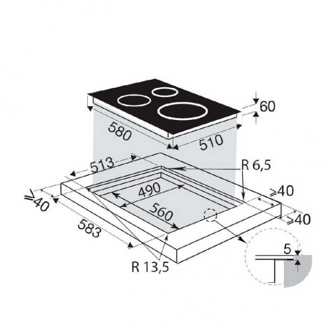 Варочная поверхность Brandt BPI364DPW белый Варочная поверхность Brandt BPI364DPW белый