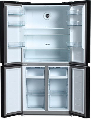 Холодильник Hyundai CM5005F Total No Frost,черное стекло,83.3 х 177.5 х 65.5 см