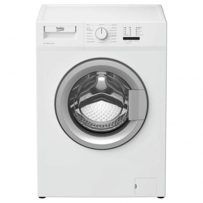 Стиральная машина Beko WRS54P1BSW белая, фронтальная, 85x60x37см, макс.:5кг, 15 программ, классы А/А/D, дисплея - нет Стиральная машина Beko WRS54P1BSW белая, фронтальная, 85x60x37см, макс.:5кг, 15 программ, классы А/А/D, дисплея - нет