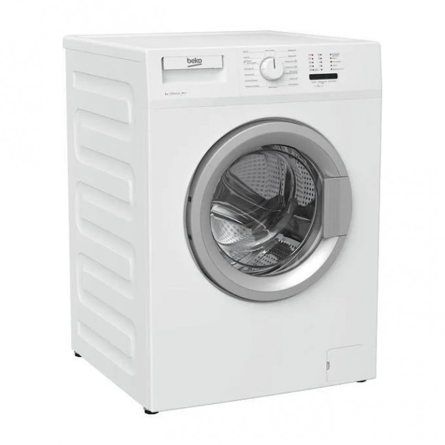 Стиральная машина Beko WRS54P1BSW белая, фронтальная, 85x60x37см, макс.:5кг, 15 программ, классы А/А/D, дисплея - нет Стиральная машина Beko WRS54P1BSW белая, фронтальная, 85x60x37см, макс.:5кг, 15 программ, классы А/А/D, дисплея - нет