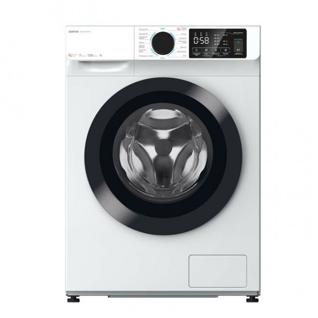 Стиральная машина Centek CT-1921 (белый) 1200 / 7кг / 40см / 15пр /LED-Дисплей / INVERTER /Пар/A+++ Стиральная машина Centek CT-1921 (белый) 1200 / 7кг / 40см / 15пр /LED-Дисплей / INVERTER /Пар/A+++