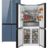 Холодильник Weissgauff WCD 590 NoFrost Inverter Premium Biofresh Blue Glass