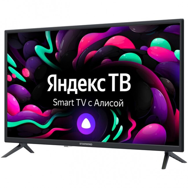 43" Телевизор Starwind SW-LED43UG400 стальной 3840x2160, Ultra HD, 60 Гц, WI-FI, SMART TV, AV, HDMI, USB, DVB-C, DVB-T2, DVB-S2 Яндекс.ТВ
