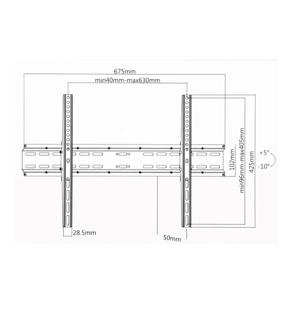 37"-75" Кронштейн Ultramounts UM 835T наклонный 37"-75" Кронштейн Ultramounts UM 835T наклонный