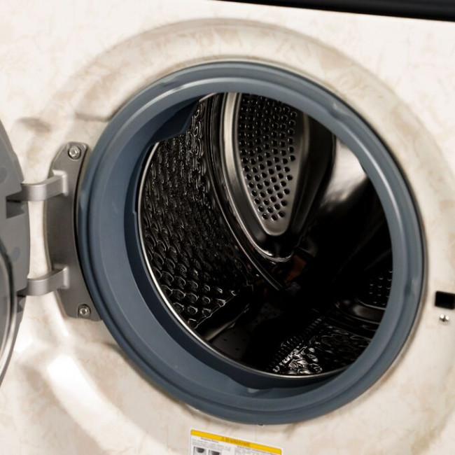 Стиральная машина SMILE SWMSW12MB1400 бежевый мрамор/черный