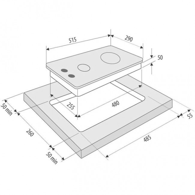 Варочная поверхность Krona Galileo 30 BL
