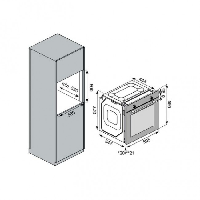 Духовой шкаф Kuppersberg HF 610 B
