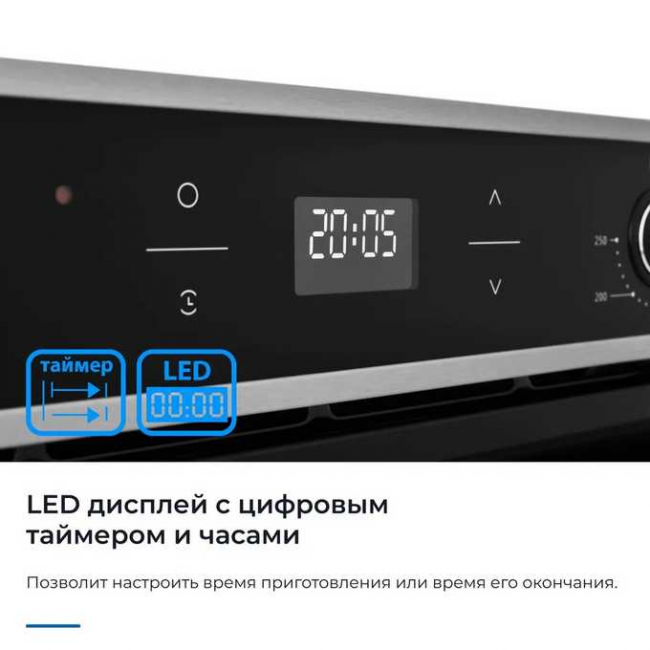 Духовой шкаф ZUGEL ZOE602X стальной Духовой шкаф ZUGEL ZOE602X стальной